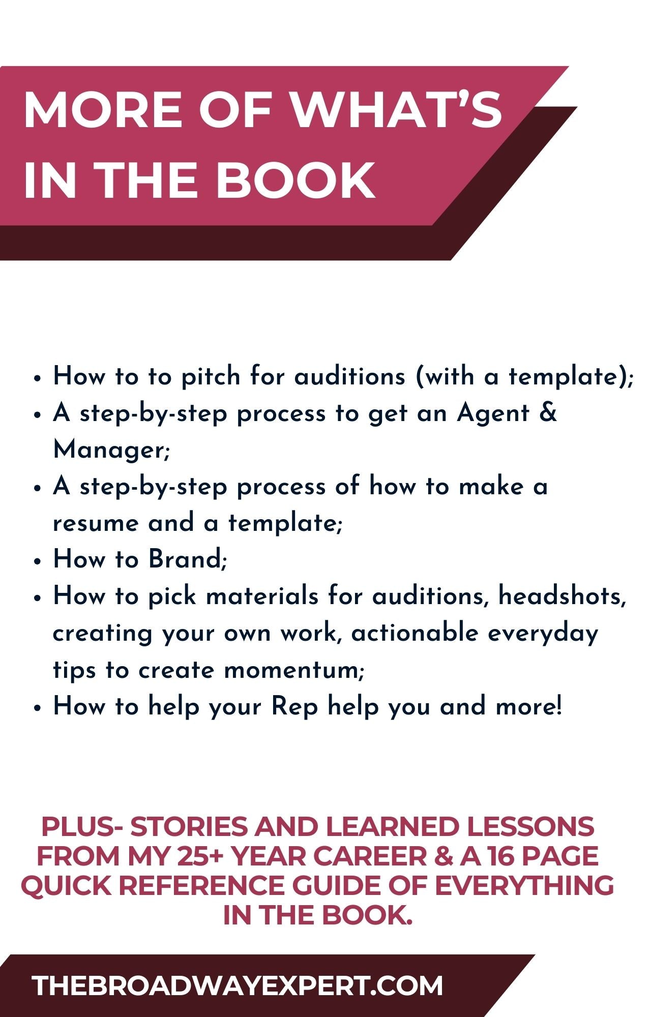 BOOK: BUSINESS & MARKETING STRATEGY FOR THE PROACTIVE PERFORMER